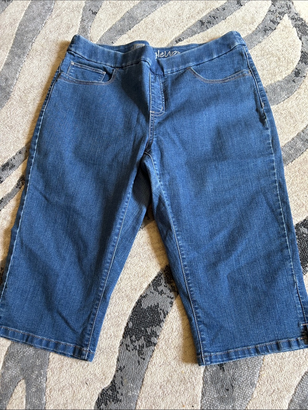 Lee Men's Relaxed Capri Jeans in Medium Blue